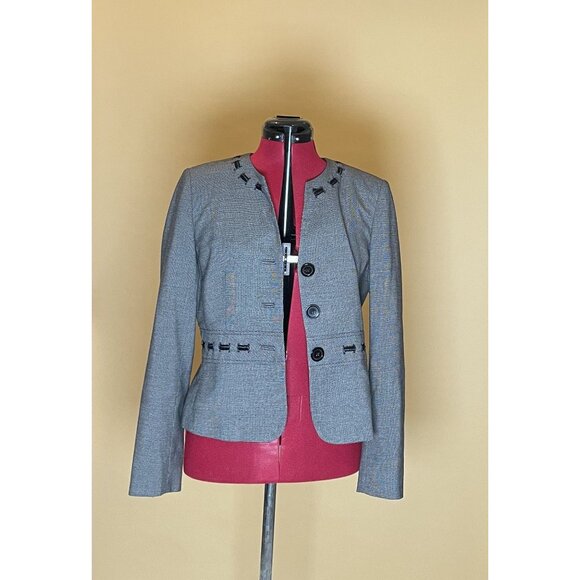Jones New York Suit Black and Grey blazer size 8 petite (8P) - Picture 5 of 6